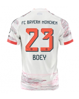 Bayern Munich Sacha Boey #23 Maglia Gara Trasferta Repliche 2025-26 Maniche Corte